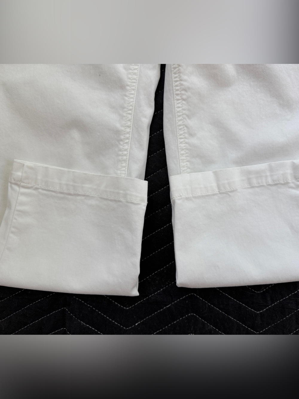 LOFT White Chino Straight Pants - Picture 7 of 9